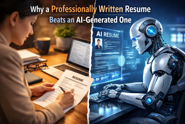 Why a Professionally Written Resume Beats an AI-Generated One